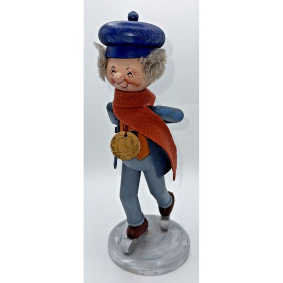 Vintage Heirloom Collection ZIMS Ice Skating Nutcracker (Approx. 14" Tall) 1999 - Picture 1 of 16